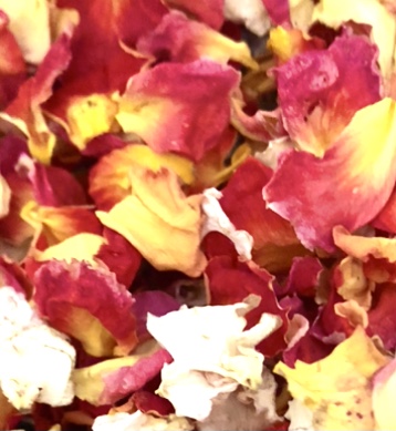 国産食用バラ ダマスクローズの乾燥花びら 2g ダマスク ブルー フルーツ 微香